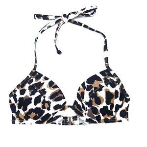 Victoria Secret Leopard Print Bikini Top
